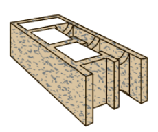 Блок БРИЗОЛИТ 2У угловой - Стройка24на7.ру Материалы Дёке, Юпласт, Грандлайн, Альта-профиль недорого в Екатеринбурге.