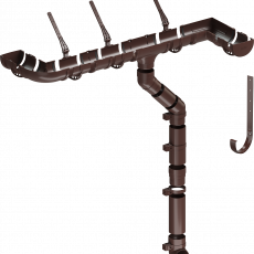 Водосточная система Дёке Стандарт - Стройка24на7.ру Материалы Дёке, Юпласт, Грандлайн, Альта-профиль недорого в Екатеринбурге.