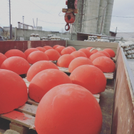 Бетонные антипарковочные полусферы